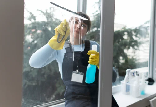 Nettoyage de vitres intérieures et extérieures à Auzebosc